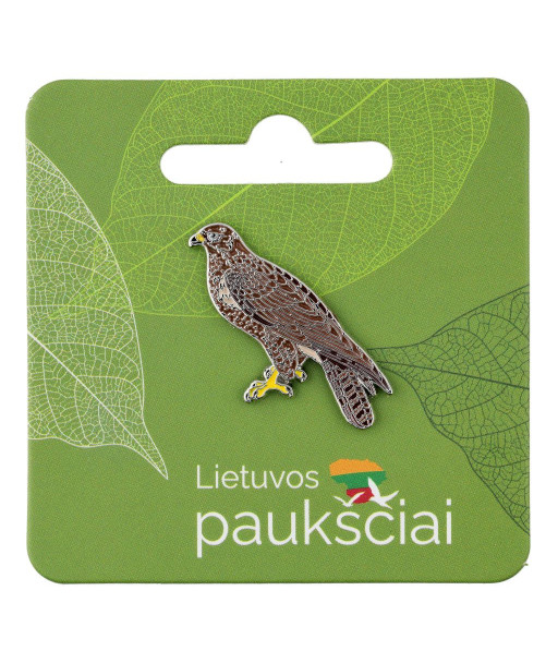 Pin Badge Common Buzzard